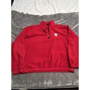 Men's New York Yankees Antigua Half-Zip Embroidered Sweater Size L